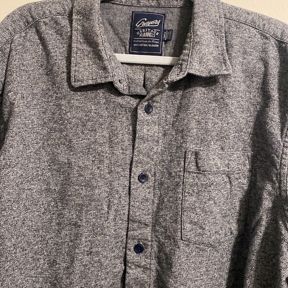 Grayers Other - Men’s Grayers Heritage long sleeve grey Flannel 100% cotton